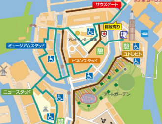 Wheelchair-only guide map