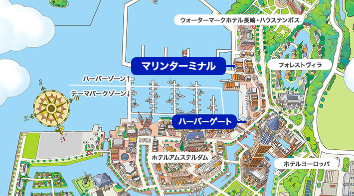 Marine Terminal location map